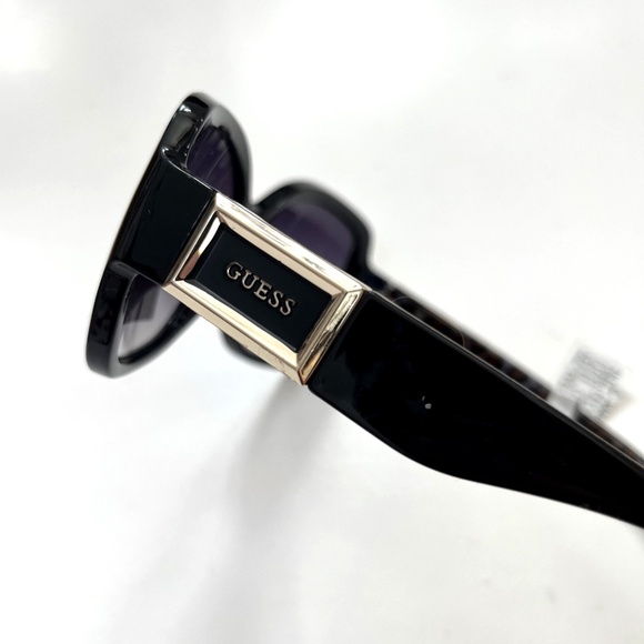GUESS Butterfly Sunglasses GO00043 Acetate Black Logo Leopard